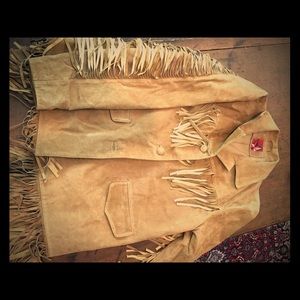 Suede Fringed Jacket